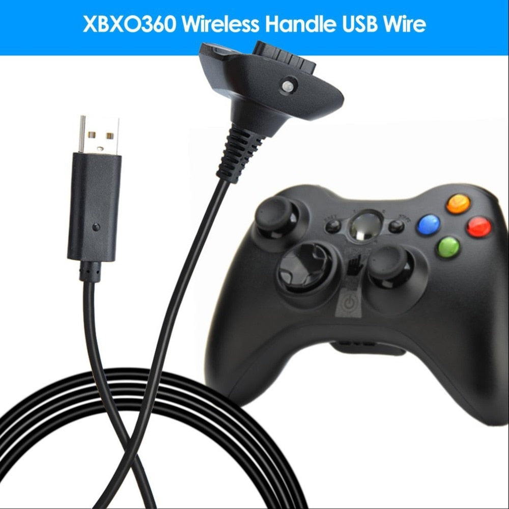 1.5m USB Charging Cable for Xbox 360