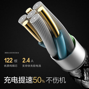 LED lighting USB Type-C Fast Charging Date Cable