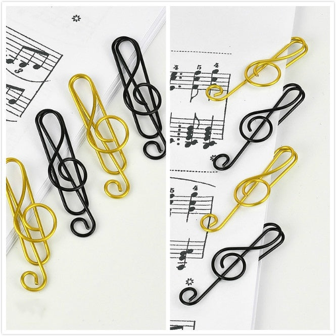 Creative Paper Clips Music Note Shaped