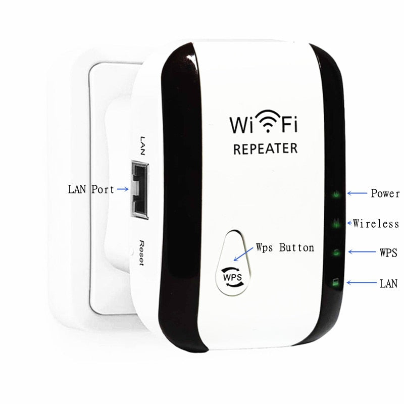 500m 4G 5G Wireless Wi-Fi Repeater 300Mbps