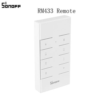 2021 New SONOFF RM433 8 Keys Multipurpose 433 MHz RF Remote Controller Works with SONOFF RF/Slampher/4CH Pro/TX Series/RF Bridge