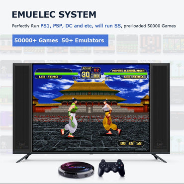 4K HD Retro Video Game Consoles H96 With 50000 Classic Games
