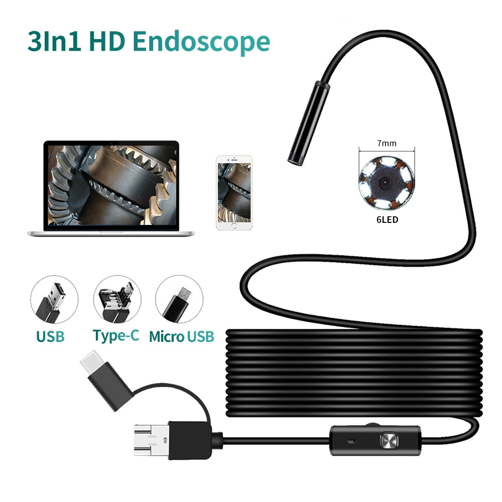 7.0mm Type-c Android USB Endoscope Camera