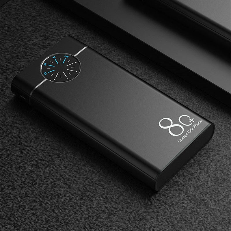 80000mAh Fast Charging Power Bank with LED Light Display