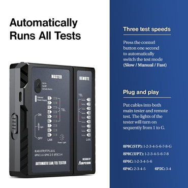 AMPCOM Network Cable Tester