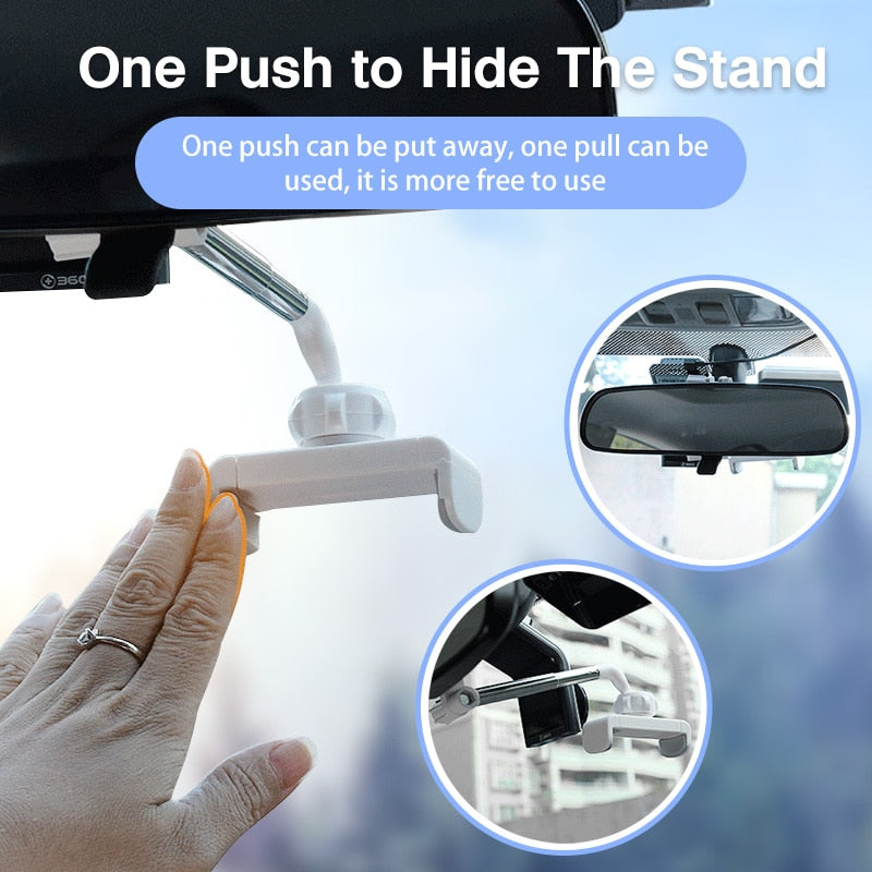 ANMONE Car Phone Bracket for Rearview Mirror