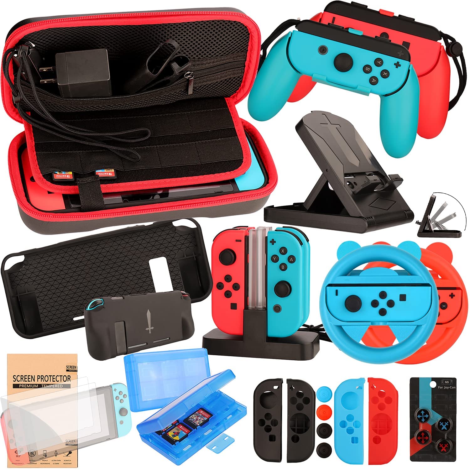Accessories Kit for Nintendo Switch