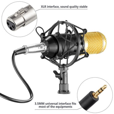 BM-800 Professional Condenser Microphone Kit