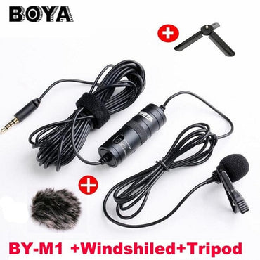 BOYA BY-M1 3.5mm Lavalier Lapel Microphone