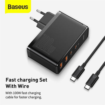Baseus 100W GaN USB and Type C Charger