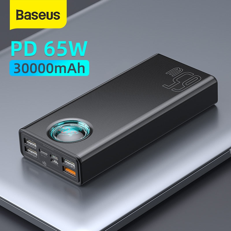 Baseus 65W Power Bank 30000mAh 20000mAh QC 3.0
