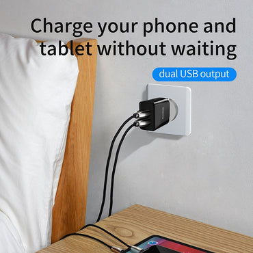 Baseus Dual USB Charger Charge 2.1A Wall Charger