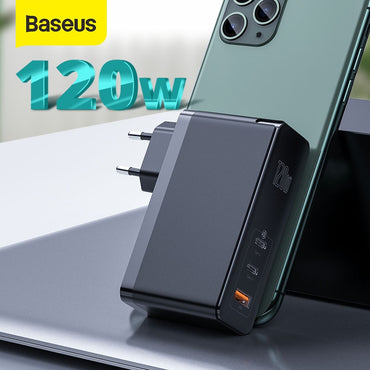 Baseus GaN Charger 120W USB C PD Fast Charger QC4.0 QC3.0