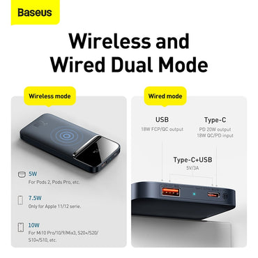 Baseus Wireless Magnetic  charger Power Bank 10000mAh