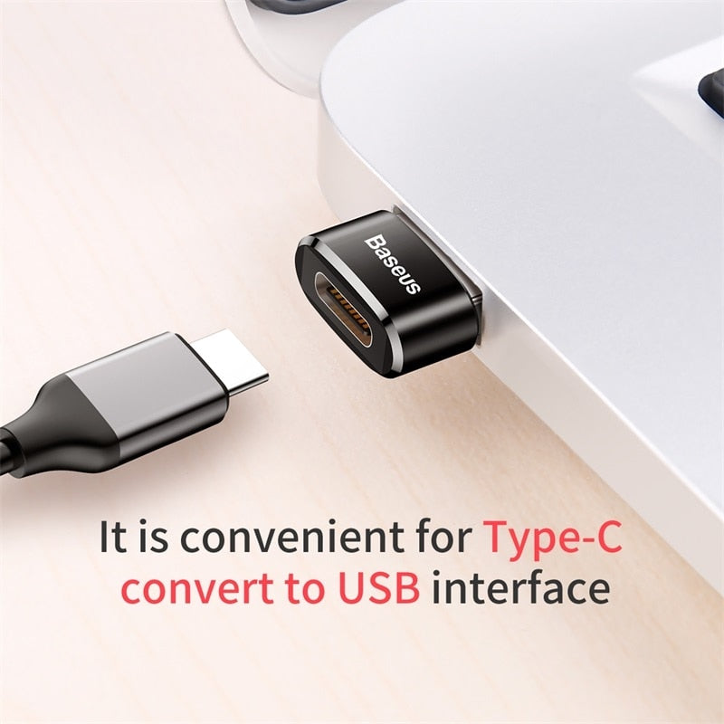 Baseus USB C Adapter OTG  USB-C Male To Micro USB Type-C Adapter