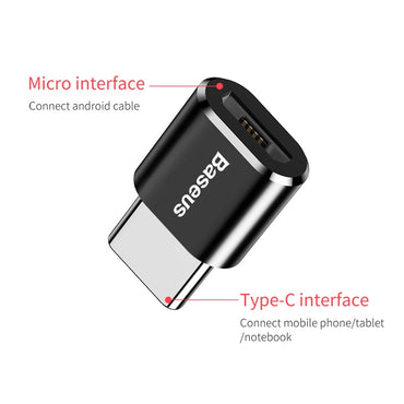 Baseus USB Type C OTG Adapter USB C Male To Micro USB F