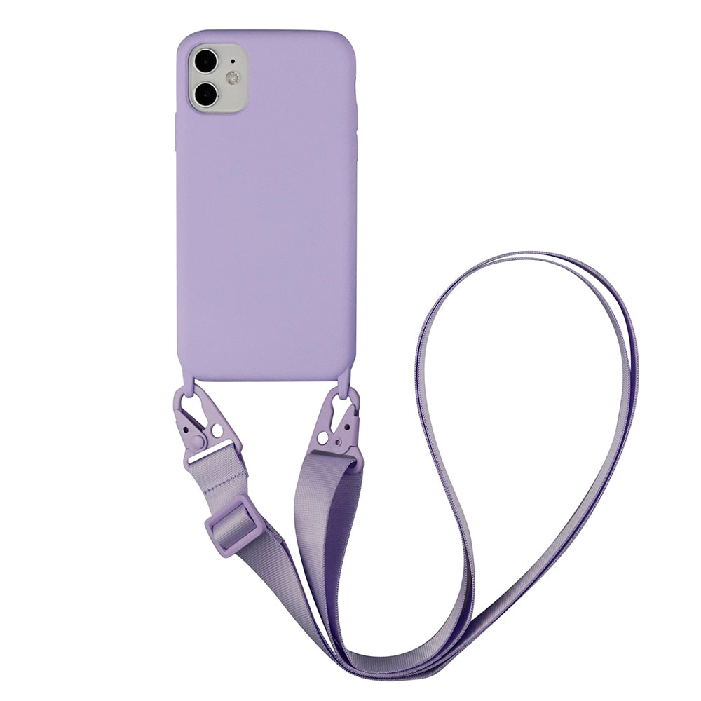 Crossbody Necklace Chain  Case for iPhone
