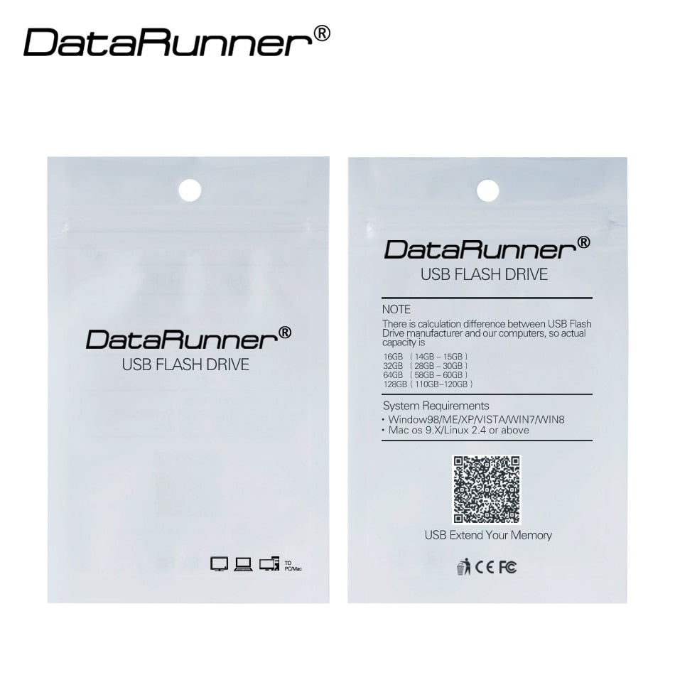 DataRunner Key Chain USB 2.0 Flash Drive