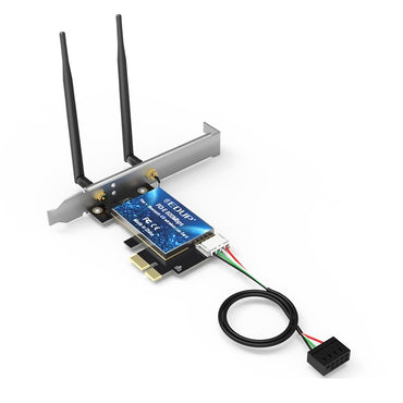 EDUP 600Mbps WIFI PCI Express Network Card 2.4G/5GHz