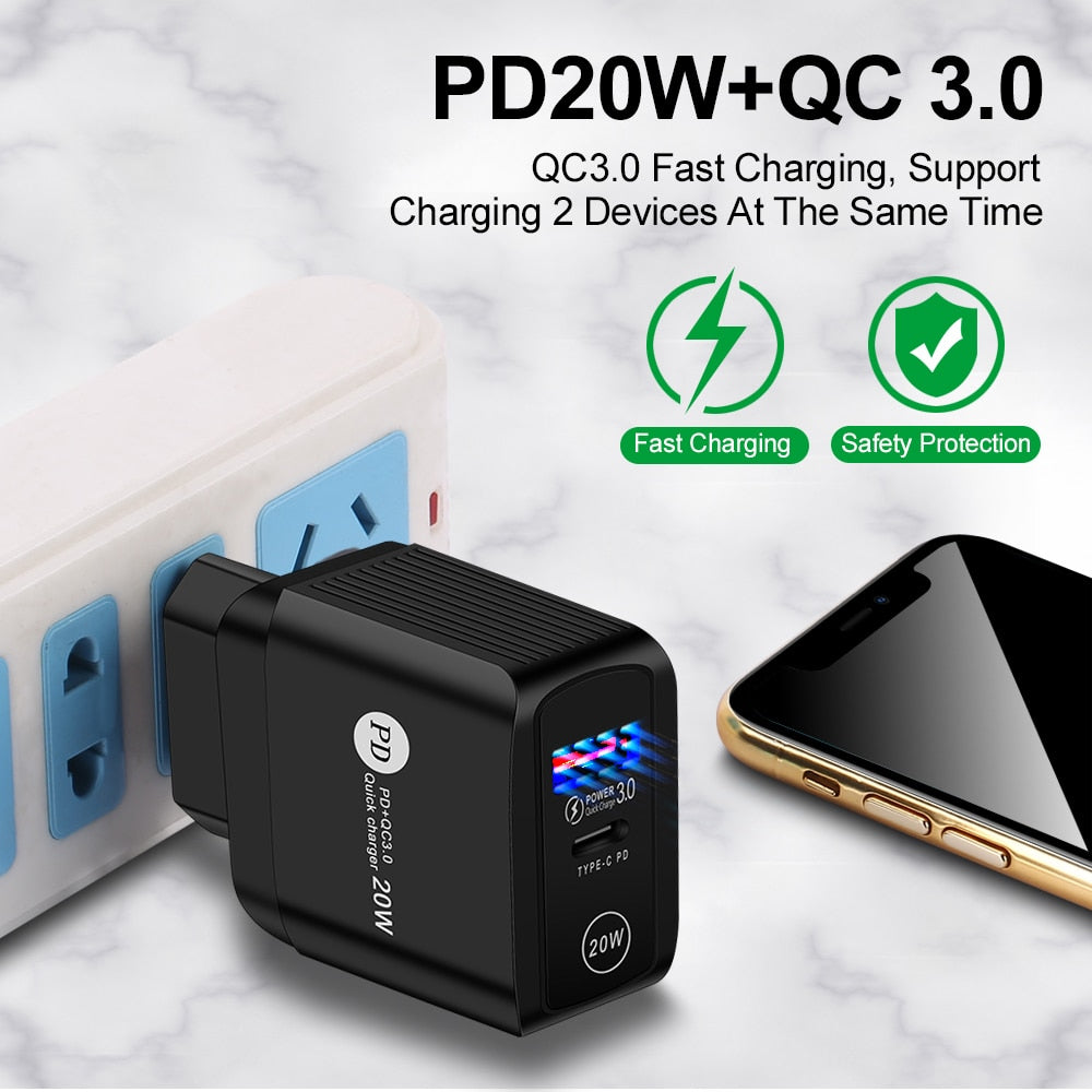 FLOVEME Charger PD20W Quick Charge