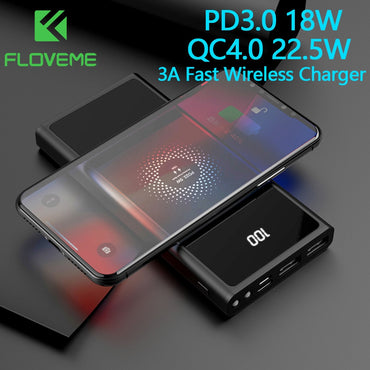 FLOVEME Wireless  20000mAh PD 4.0 Fast Charge Power Bank