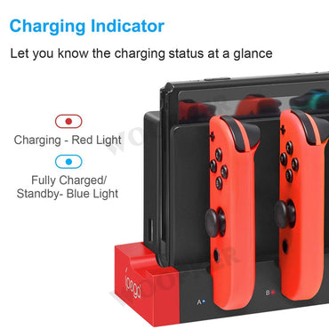 Fast Controller Charger Station for Nintendo Switch