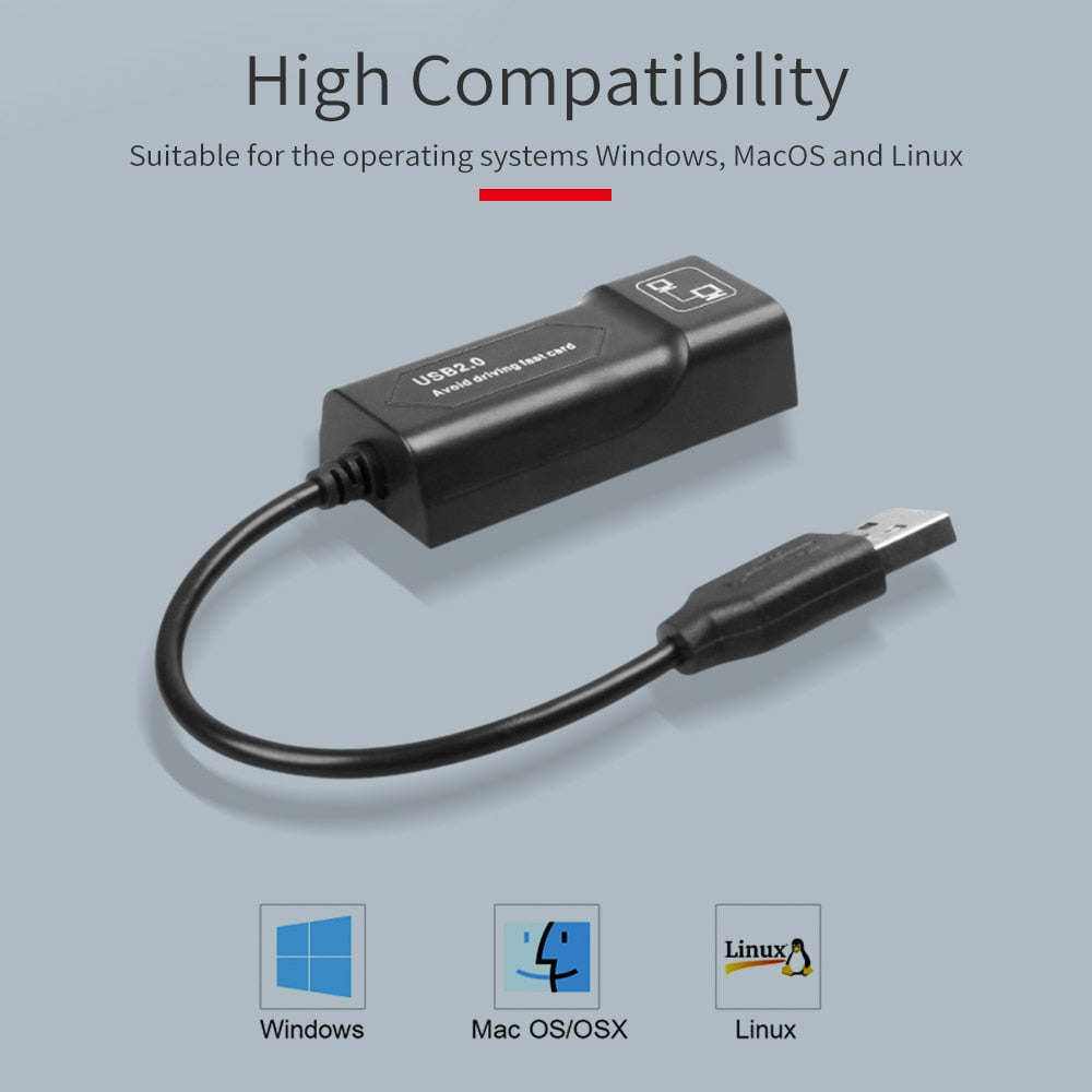 GOOJODOQ USB Ethernet Adapter to RJ45