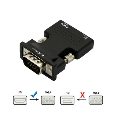 HDMI-compatible Female to VGA Male Converter