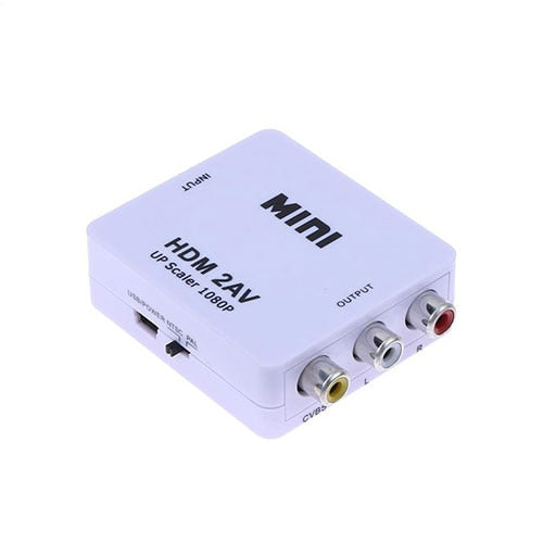 HDMI-compatible TO AV Scaler Adapter