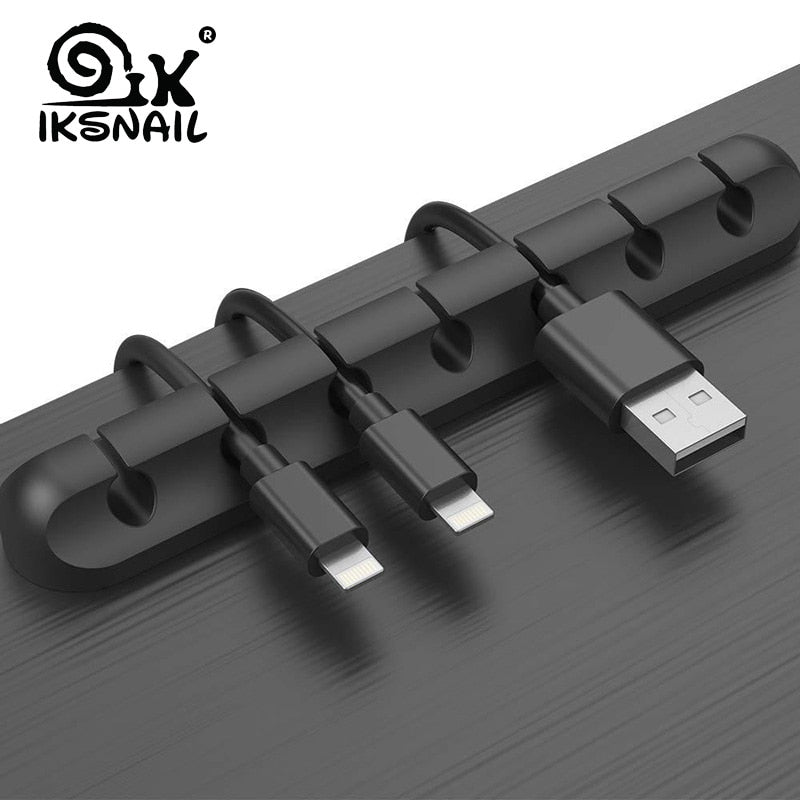 IKSNAIL Silicone Cable Organizer