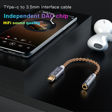 KEYSION HIFI Type C to Headphone Jack audio adapter
