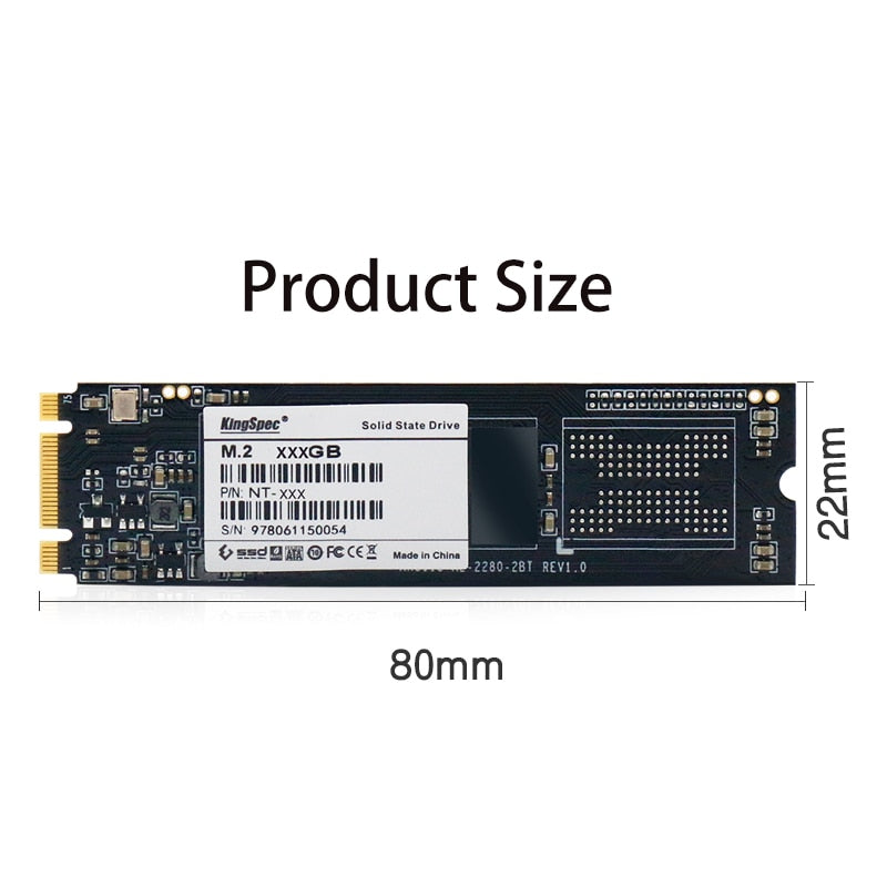KingSpec Internal  SSD M2 SATA NGFF 2280 HDD