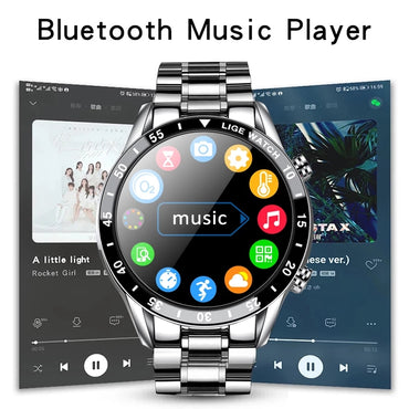 LIGE Luxury Full Circle Touch Screen Smart Watch