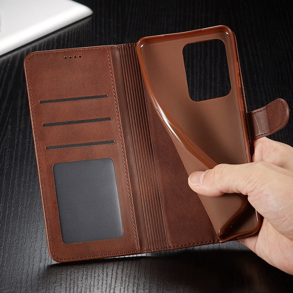 Leather Wallet Case for Samsung Galaxy