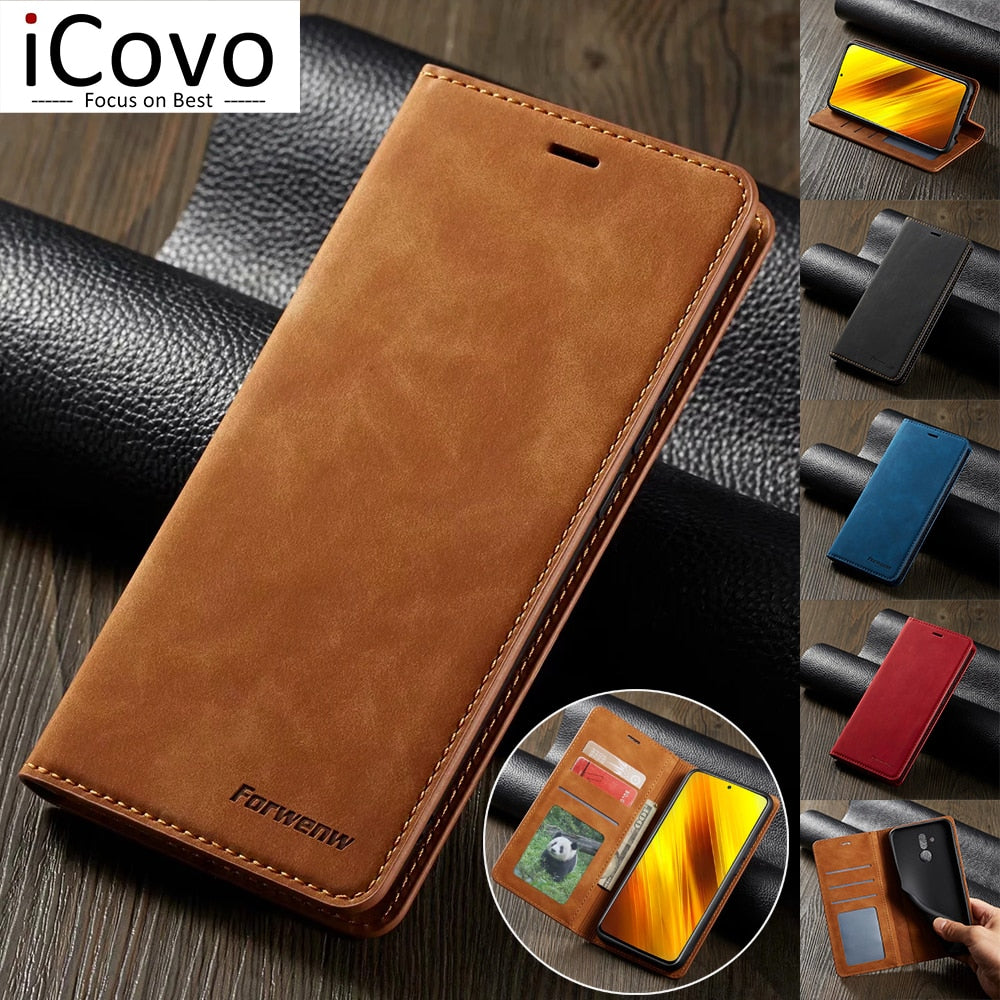 Leather Wallet  Case for Xiaomi