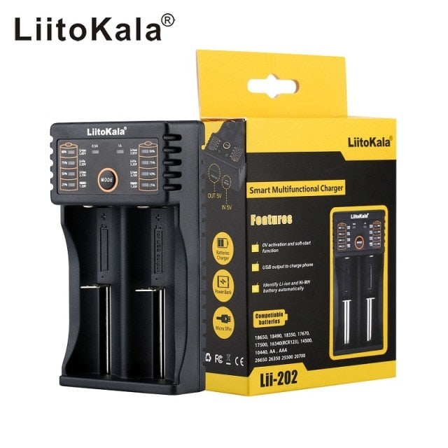 LiitoKala Battery Charger for AA AAA