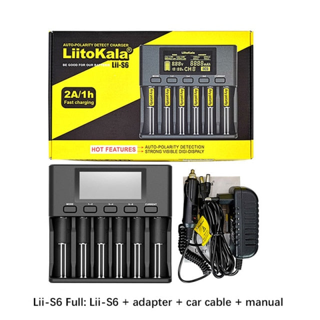 LiitoKala battery Charger AA AAA