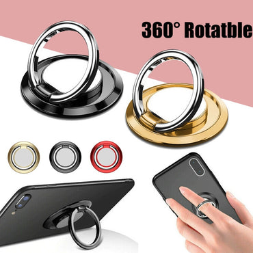 Luxury Rotatable Finger Ring Mobile Phone Holder Stand