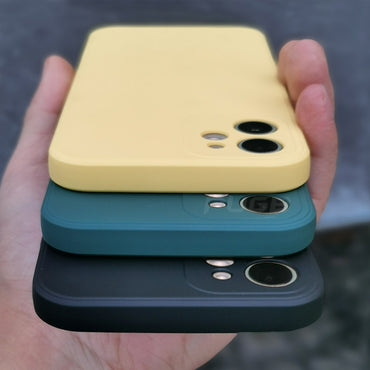 Soft Liquid Silicone Case For iPhone