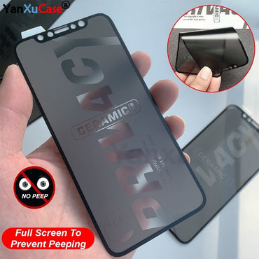 Matte Soft Ceramic Anti-spy Screen Protector For iPhone