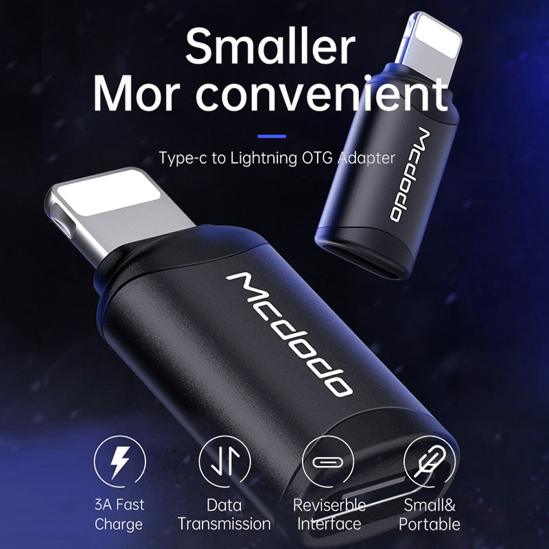 Mcdodo OTG USB Type C to Lightning Adapter