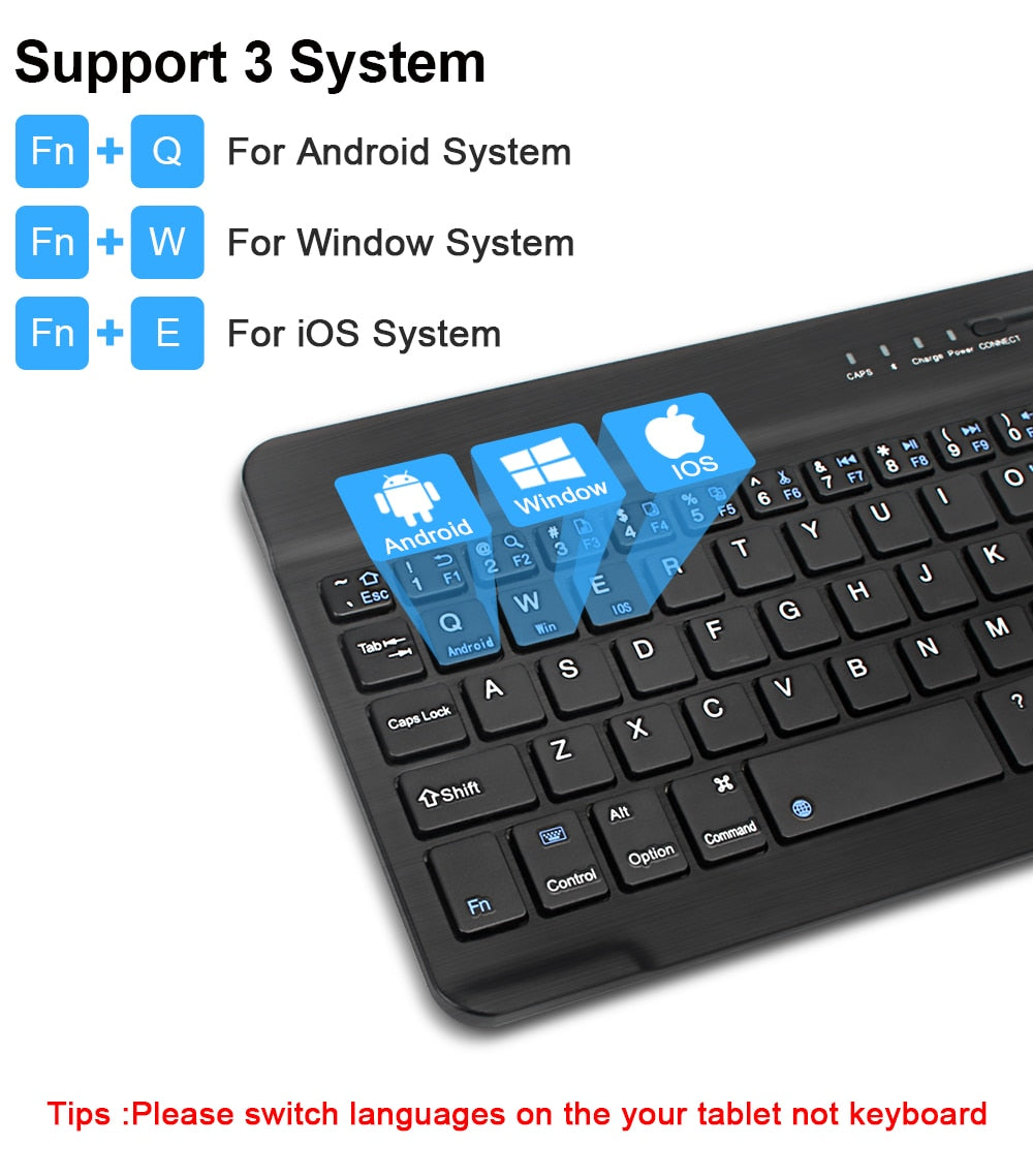 Mini Bluetooth  Keyboard For Tablets