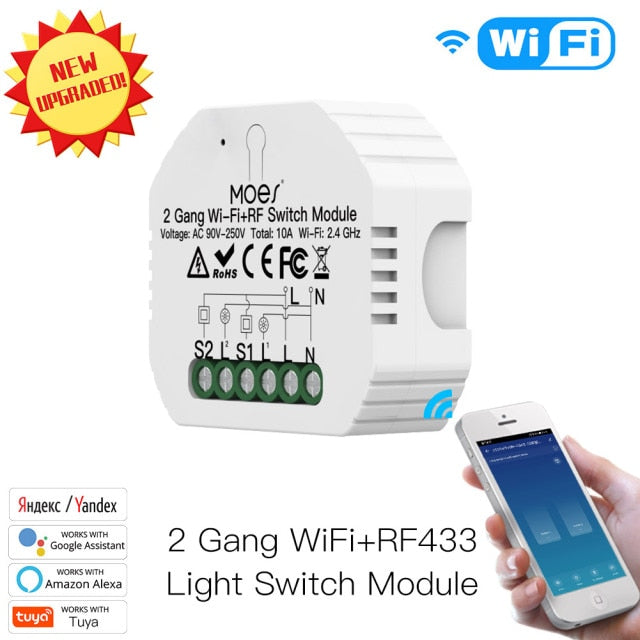 Moes Wifi Smart Light Switch DIY Breaker Module