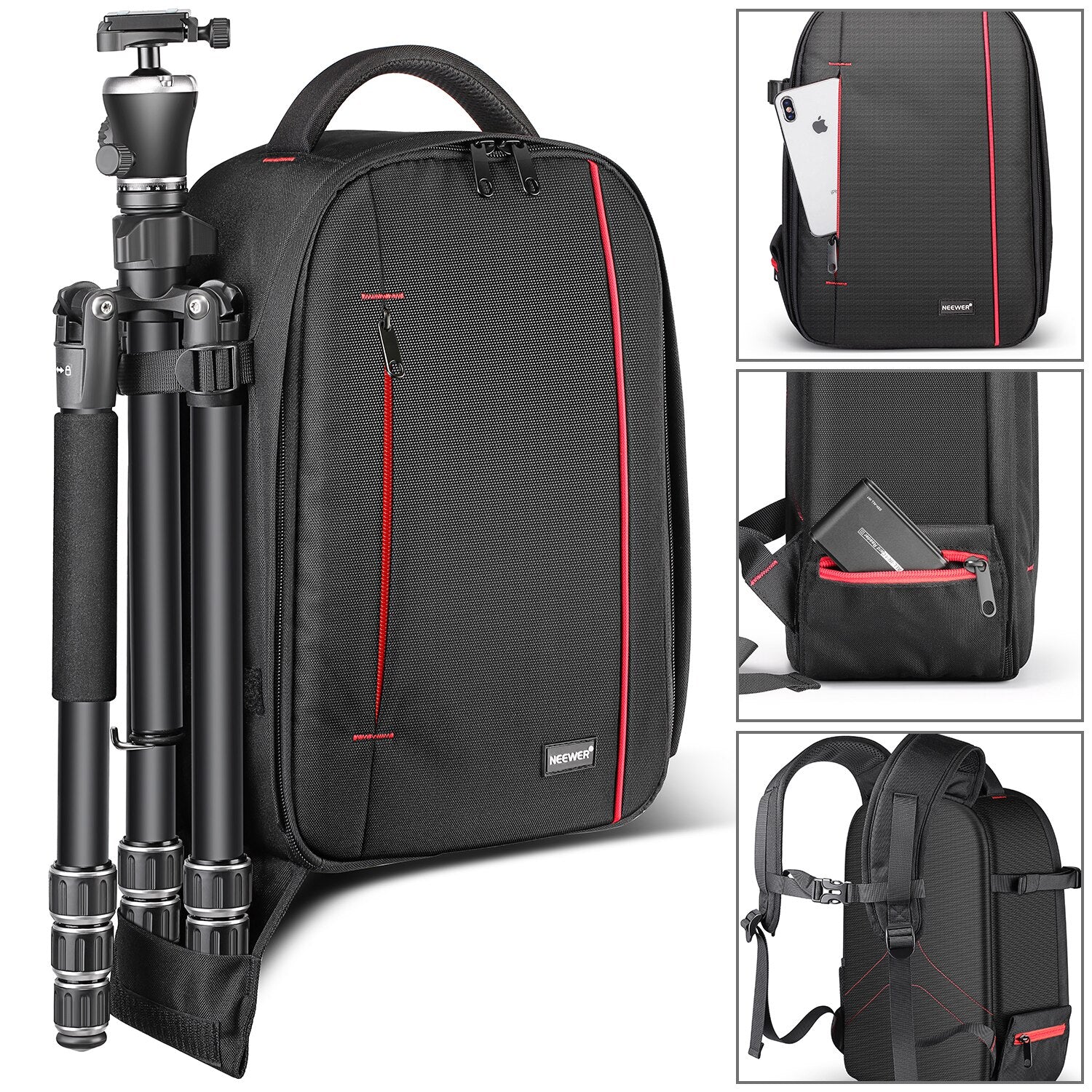 Neewer Waterproof Professional Camera Backpack Bag