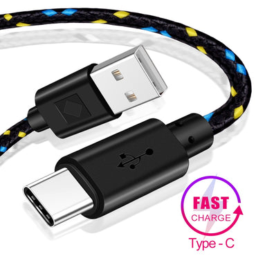 OLAF Type C Nylon Braided Cable Fast Charging