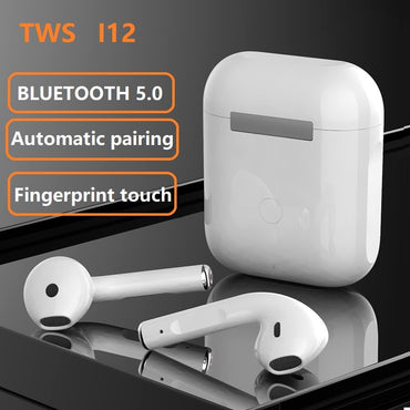 Original I12 TWS Stereo Wireless 5.0 Bluetooth Earbuds