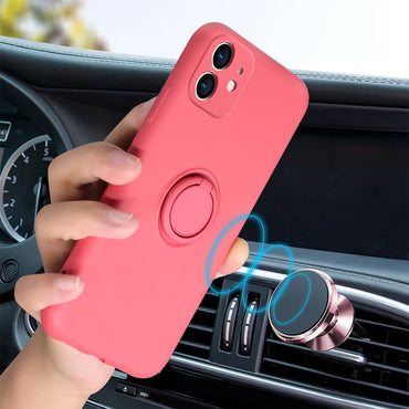 Magnetic Ring Holder and Case For iPhone