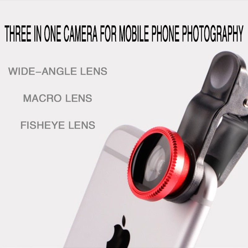 Fisheye Phone lens 0.67x Wide Angle Zoom lens