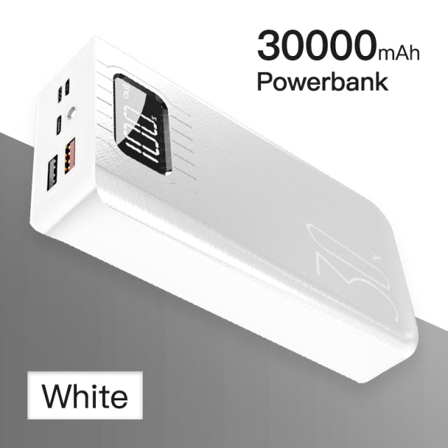 ASOMETECH Power Bank 30000mAh with LED Display