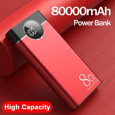 High Capacity Power Bank 80000mAh with Digital Display